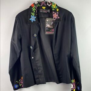 New Identity Beaded Jacket Size S
